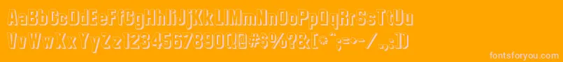 More about Collegetmshadow Font Collegetmshadow Font – Pink Fonts on Orange Background