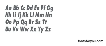 Обзор шрифта SansserifexbflfcondItalic