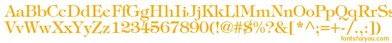 Tiffanystd Font – Orange Fonts on White Background