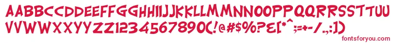 Carrickgroovy Font – Red Fonts