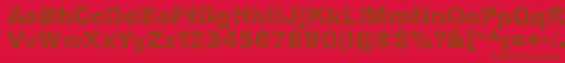 IBelieveInLifeBeforeDeath Font – Brown Fonts on Red Background