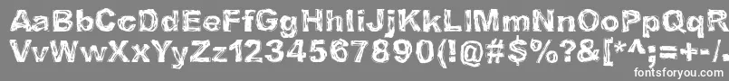 IBelieveInLifeBeforeDeath Font – White Fonts on Gray Background