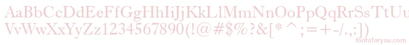 Dutch766Bt Font – Pink Fonts on White Background