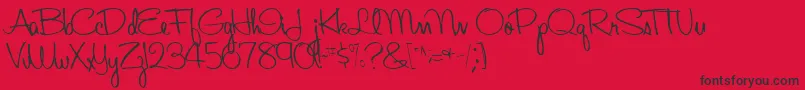 En savoir plus sur la police AboutRegular Police AboutRegular – polices noires sur fond rouge