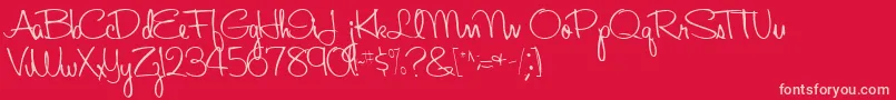More about AboutRegular Font AboutRegular Font – Pink Fonts on Red Background