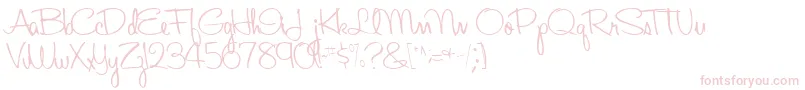 AboutRegular-Schriftart – Rosa Schriften