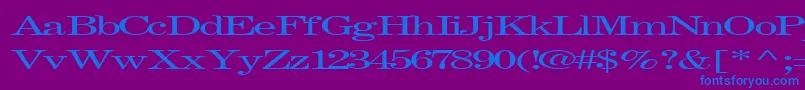 Więcej informacji o czcionce Fastpardontype32RegularTtext Czcionka Fastpardontype32RegularTtext – niebieskie czcionki na fioletowym tle