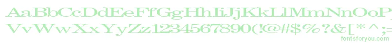 フォントFastpardontype32RegularTtext – 緑のフォント