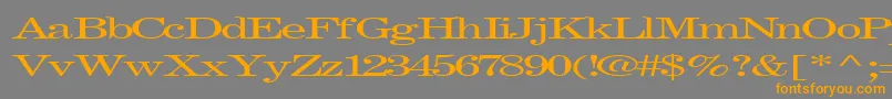 Fastpardontype32RegularTtext Font – Orange Fonts on Gray Background