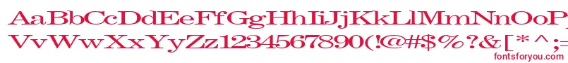 Fastpardontype32RegularTtext Font – Red Fonts on White Background