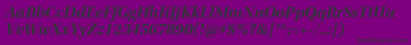 UtopiastdBolddispit Font – Black Fonts on Purple Background