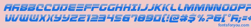 fuente Defconzerohalfital – Fuentes Azules Sobre Fondo Rosa
