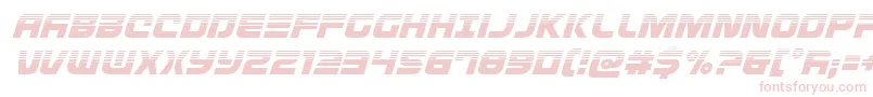 Defconzerohalfital Font – Pink Fonts on White Background