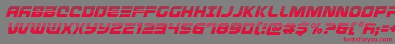 fuente Defconzerohalfital – Fuentes Rojas Sobre Fondo Gris