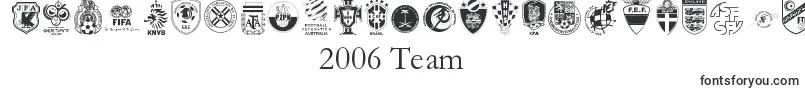 2006Team Font – Fonts Starting with 2