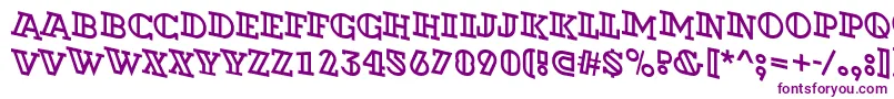 ADexterotlspdn-Schriftart – Violette Schriften