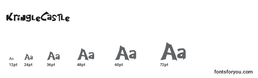 KringleCastle Font Sizes