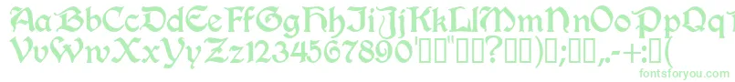 Innkeeper Font – Green Fonts on White Background