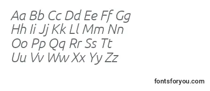 Ubuntu Lightitalic Font