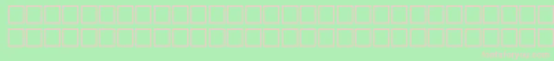 GangplankRegular Font – Pink Fonts on Green Background