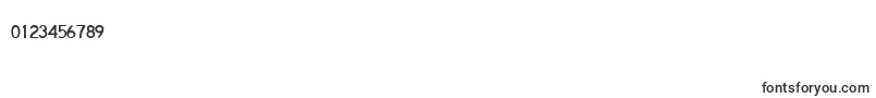 CarltondbNormal-Schriftart – Schriften für Zahlen und Nummern