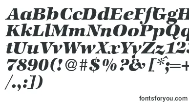 ZabriskieinternationalHeavyItalic font – Fonts Starting With Z