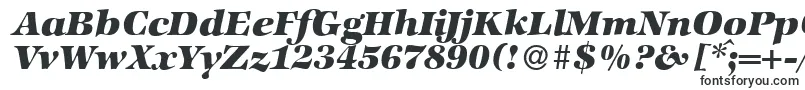 ZabriskieinternationalHeavyItalic Font – Fonts Starting with Z