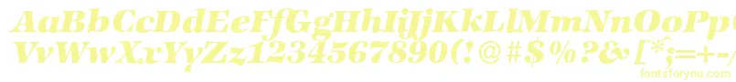 ZabriskieinternationalHeavyItalic Font – Yellow Fonts