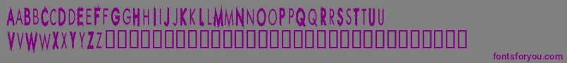 RippleCrumbUltracon Font – Purple Fonts on Gray Background