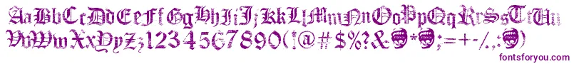 FaithCollapsing Font – Purple Fonts