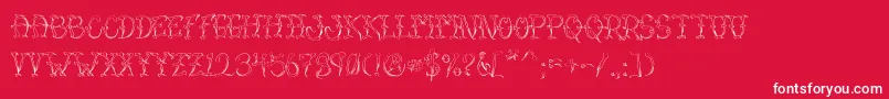 VtcSumislasheroneskinned Font – White Fonts on Red Background