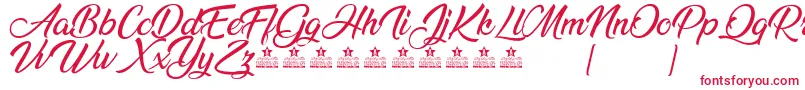 AnandaPersonalUse Font – Red Fonts