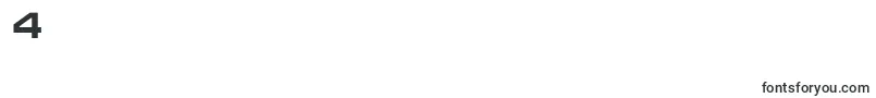 MicroextendflfBold Font – Fonts for Digit 4