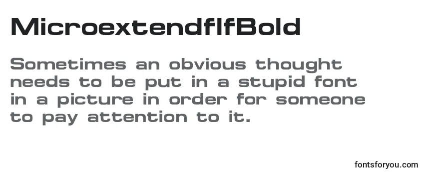MicroextendflfBold Font