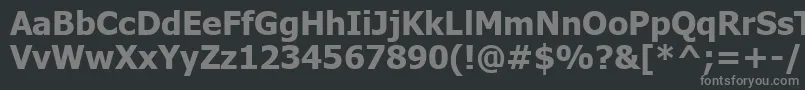 TahomaРџРѕР»СѓР¶РёСЂРЅС‹Р№ Font – Gray Fonts on Black Background