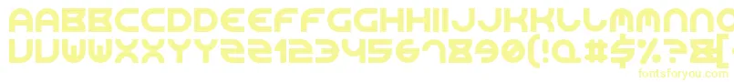 Шрифт RoundedLine7 – жёлтые шрифты
