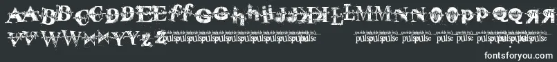 Подробнее о шрифте PulseSans Шрифт PulseSans – белые шрифты