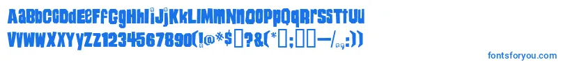 HeyYouGuys Font – Blue Fonts on White Background
