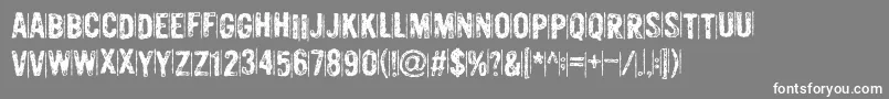 MurderousDesireDemo Font – White Fonts on Gray Background