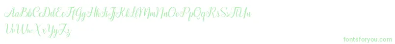 HellifaDemo Font – Green Fonts on White Background