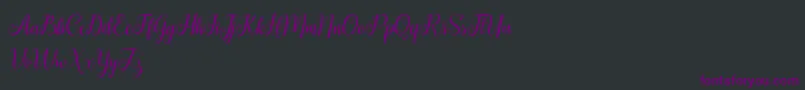 HellifaDemo Font – Purple Fonts on Black Background