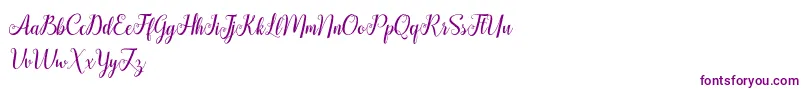 HellifaDemo Font – Purple Fonts on White Background