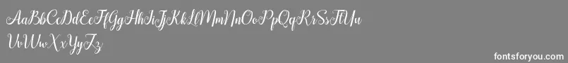 HellifaDemo Font – White Fonts on Gray Background