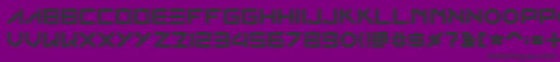 Loxo Font – Black Fonts on Purple Background