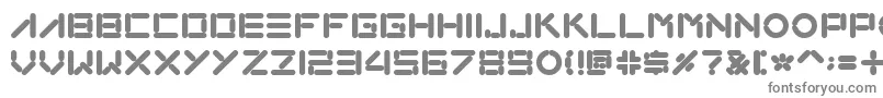 フォントLoxo – 白い背景に灰色の文字