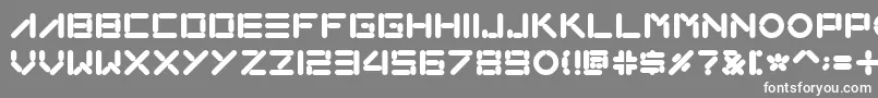 Loxo Font – White Fonts on Gray Background