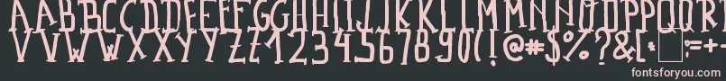 MadalenLetter Font – Pink Fonts on Black Background