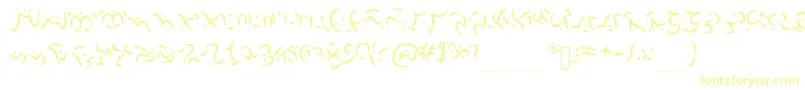 Elvish-fontti – keltaiset fontit