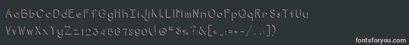 fuente Negativespace – Fuentes Rosadas Sobre Fondo Negro