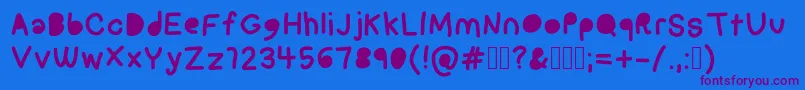 More about Pocket Font Pocket Font – Purple Fonts on Blue Background